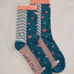 Damensocken Heart Potch