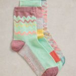 Socken Squiggle Pink